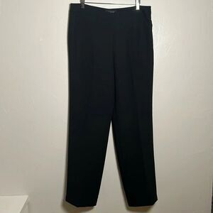 Talbots Black Pants Size 10 Fully Lined Business Office Work Career Trousers